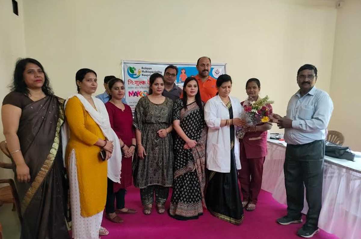 प्री-स्कूल में निःशुल्क स्वास्थ्य शिविर का हुआ आयोजन